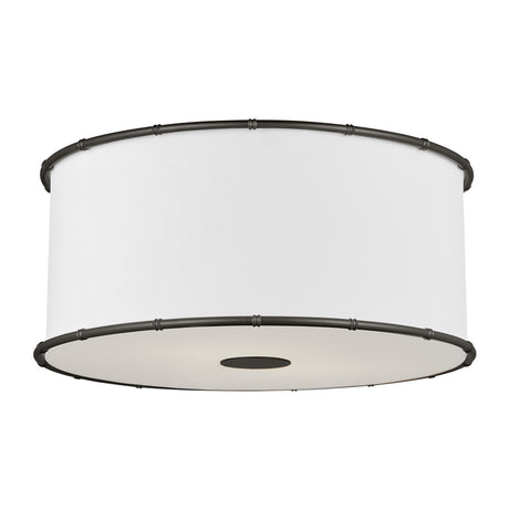 Gael Flush Mount 19", Aged Iron