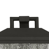 Harrison Outdoor Small Wall Light 10", Textured Black