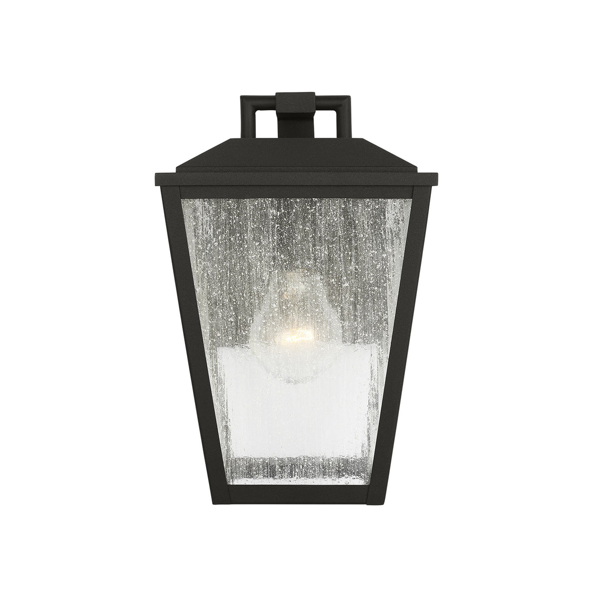 Harrison Outdoor Small Wall Light 10", Textured Black