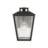 Harrison Outdoor Small Wall Light 10", Textured Black