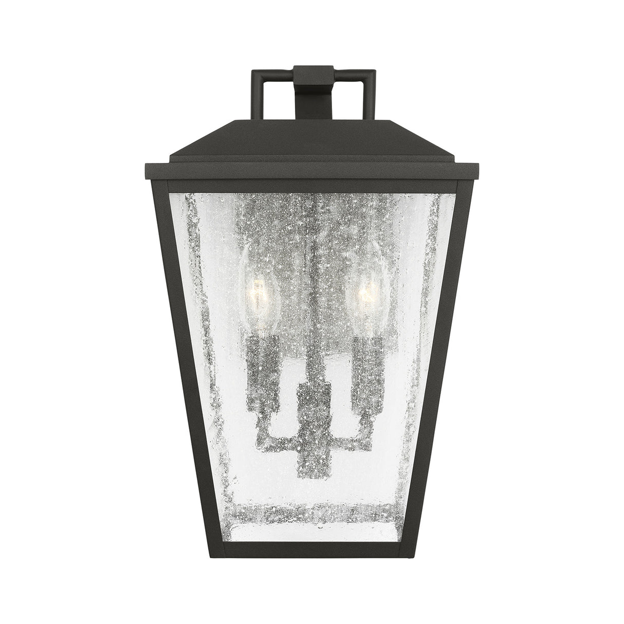 Harrison Outdoor Medium Wall Light 14", Textured Black