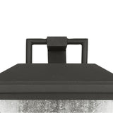 Harrison Outdoor Large Wall Light 16", Textured Black