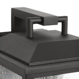 Harrison Outdoor Extra Large Wall Light 19", Textured Black