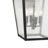 Harrison Outdoor Extra Large Wall Light 19", Textured Black