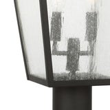 Harrison Outdoor Post Light, Textured Black