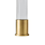 Audrey 2 Light Vanity, Modern Brass and Milk Glass
