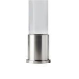 Audrey 4 Light Vanity, Polished Nickel and Milk Glass