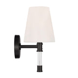 Audrey 4 Light Vanity, Aged Iron and Milk Glass