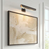 Denton Picture Light 18", Aged Iron for Modern home with White Wall