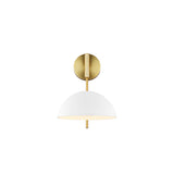 Camden Adjustable Wall Sconce, Matte White