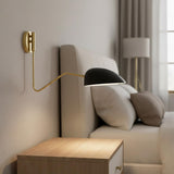 Camden Adjustable Wall Sconce, Matte Black