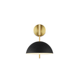 Camden Adjustable Wall Sconce, Matte Black