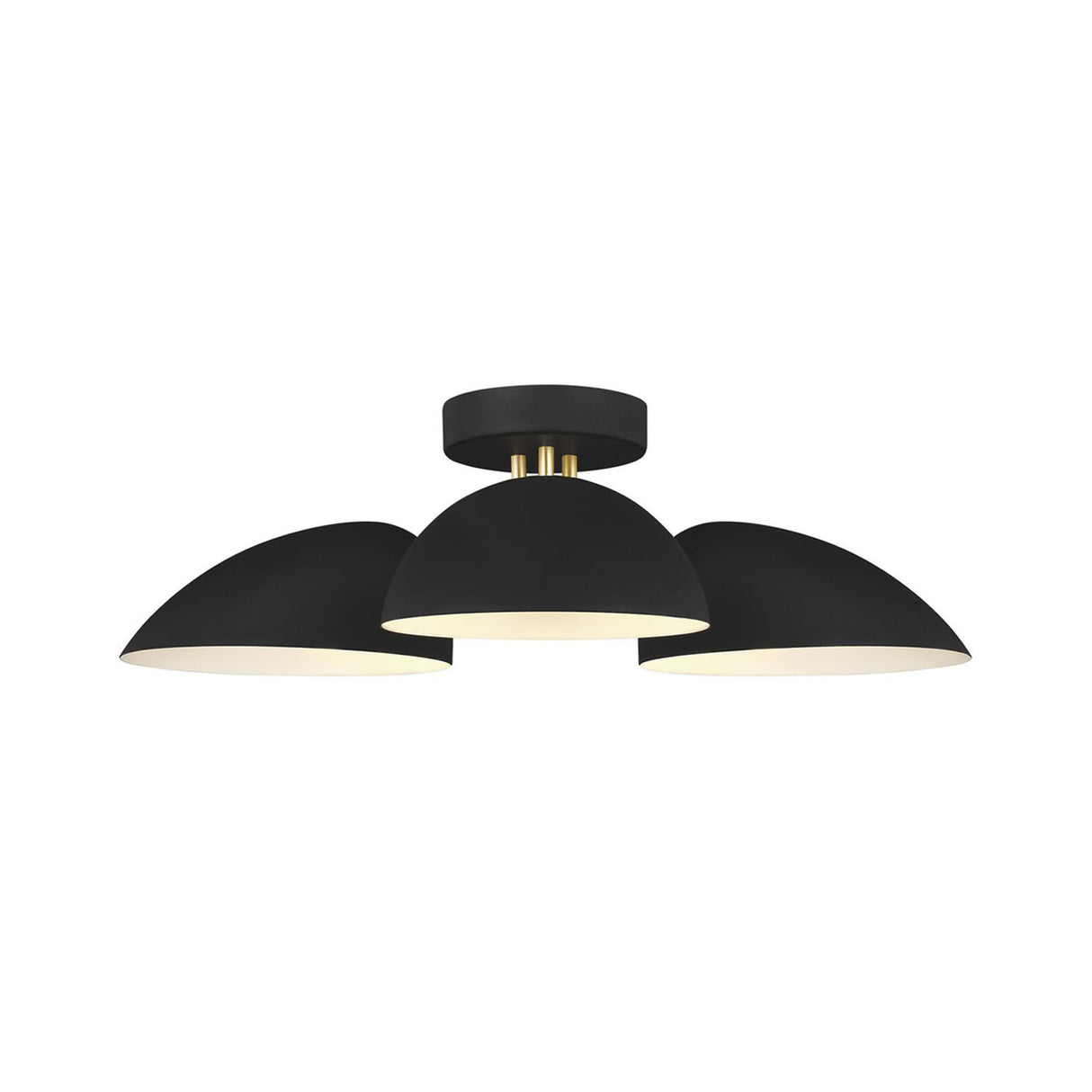 Camden Semi-Flush 24", Matte Black
