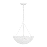 Floren Small Pendant 16", Textured White
