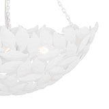 Floren Small Pendant 16", Textured White