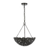 Floren Small Pendant 16", Aged Iron