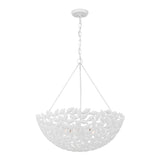 Floren Large Pendant 24", Textured White