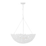 Floren Large Pendant 24", Textured White