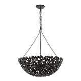 Floren Large Pendant 24", Aged Iron