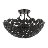 Floren Semi-Flush 16", Aged Iron