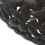 Floren Semi-Flush 16", Aged Iron