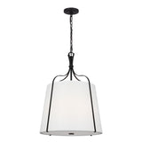 Isleton Medium Pendant 18", Aged Steel