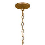 Isleton Large Pendant 24", Aged Gilded Brass