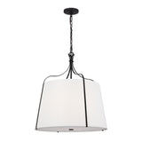 Isleton Large Pendant 24", Aged Steel