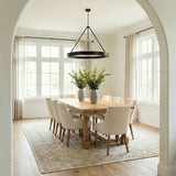 Edwin Extra Large LED Chandelier 48", Aged Iron