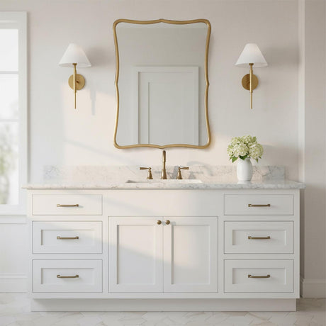 Hazelton Wall Sconce 17", Satin Brass