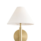 Hazelton Wall Sconce 17", Satin Brass