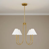 Hazelton 4 Light Chandelier 30" for Transitional home with Beige Walls