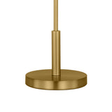 Hazelton Table Lamp, Satin Brass
