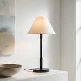 Hazelton Table Lamp 23", Matte Black