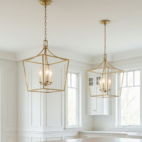 Grayden Medium Lantern Pendant 13" for Transitional home with White Walls