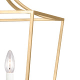 Grayden Medium Lantern Pendant 13", Modern Brass