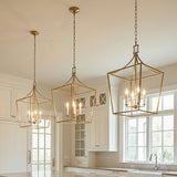 Grayden Large Lantern Pendant 18" for Transitional home with White Cabinetry