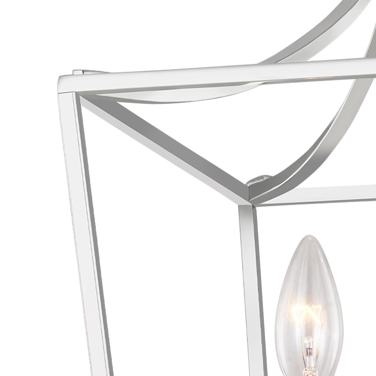 Grayden Small Lantern Pendant 10", Polished Nickel