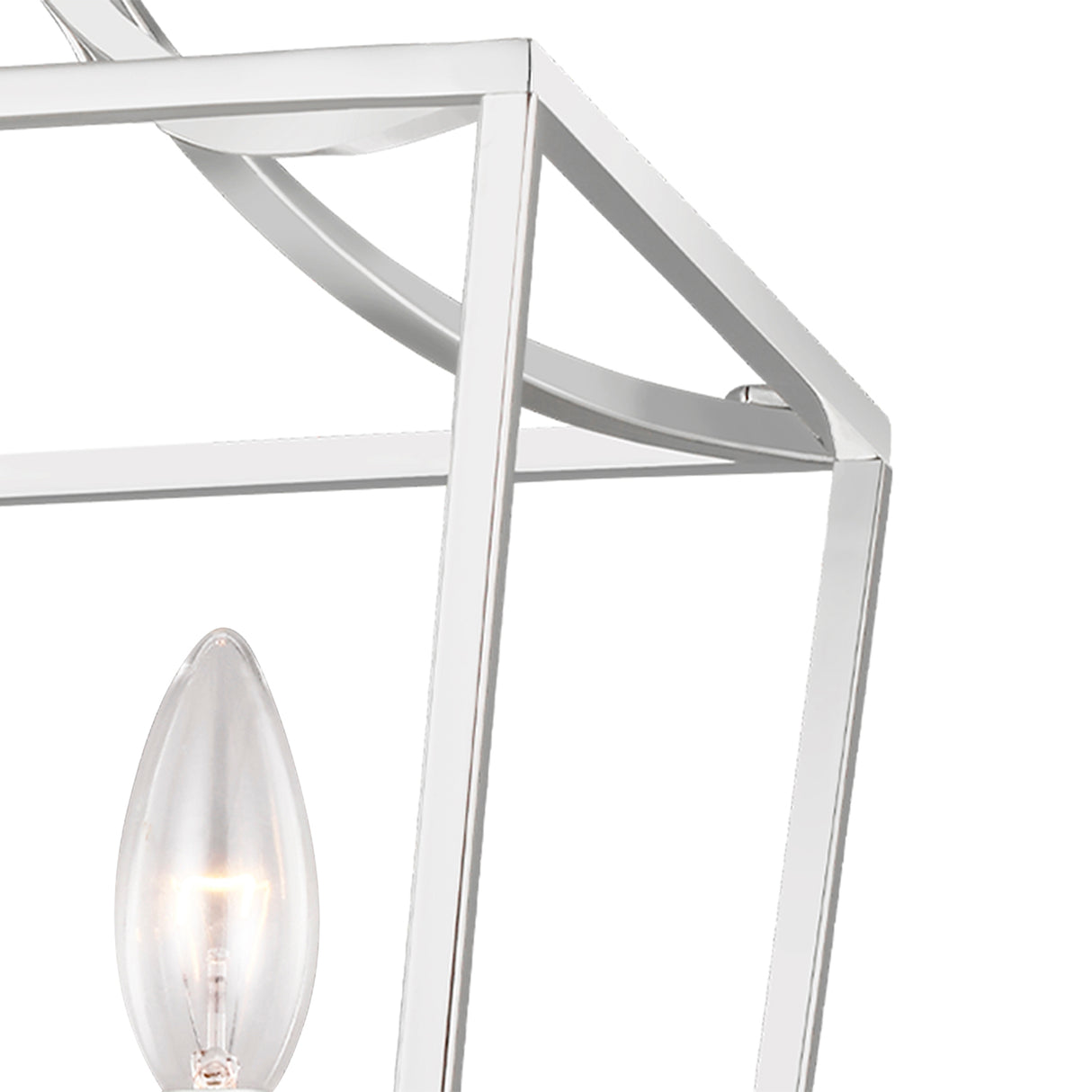 Grayden Small Lantern Pendant 10", Polished Nickel