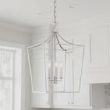 Grayden Medium Lantern Pendant 13", Polished Nickel