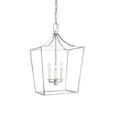 Grayden Medium Lantern Pendant 13", Polished Nickel