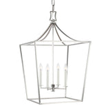 Grayden Large Lantern Pendant 18", Polished Nickel