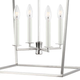 Grayden Large Lantern Pendant 18", Polished Nickel