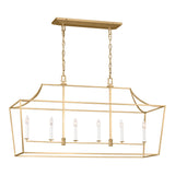Grayden Linear Lantern 48", Modern Brass