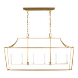 Grayden Linear Lantern 48", Modern Brass