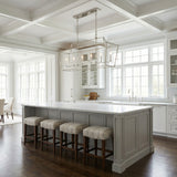 Grayden Linear Lantern 48" for Modern Farmhouse home with White Siding