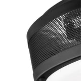 Nelson Flush Mount 12", Matte Black