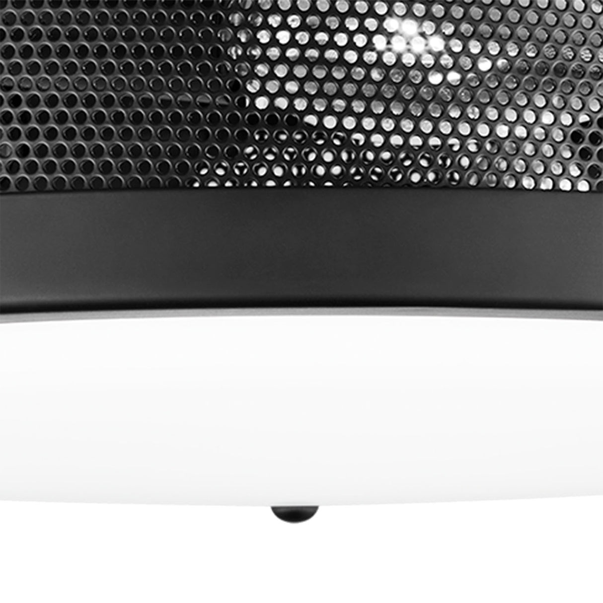 Nelson Flush Mount 12", Matte Black