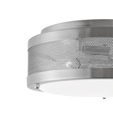 Nelson Flush Mount 12", Brushed Nickel