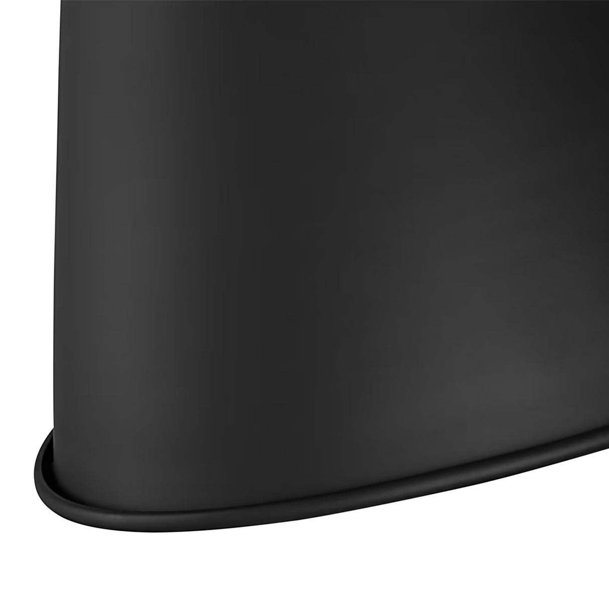 Classon Medium Pendant 16", Matte Black and Modern Brass